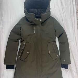 Soia & Kyo Olive Green Puffer Jacket Annalise women's small